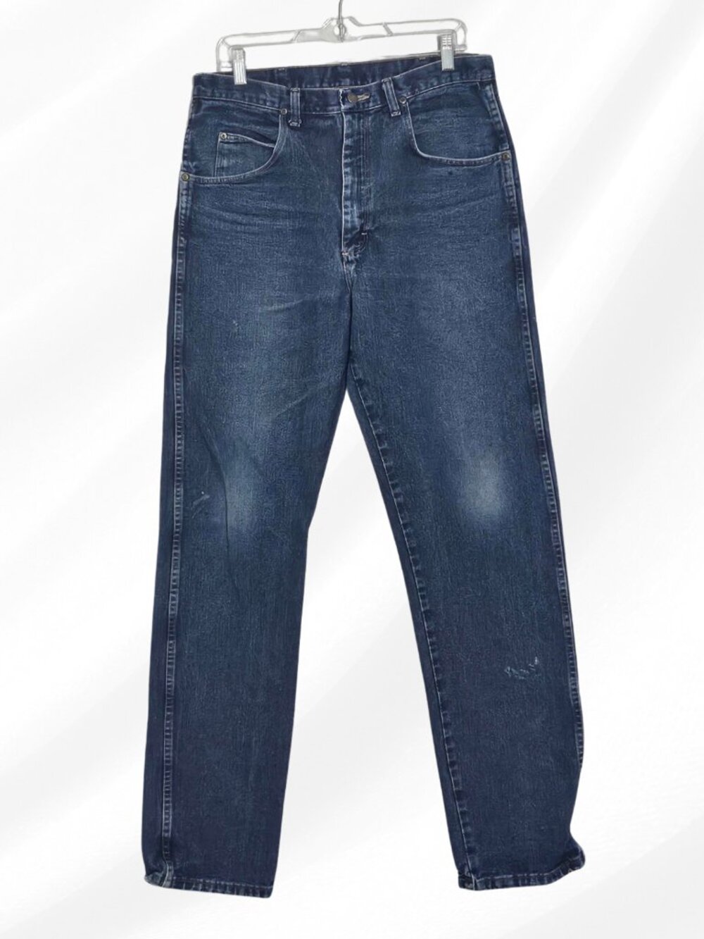 Wrangler Mens Blue Jeans Size 34- Flawed